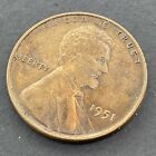 1951 P - Lincoln Wheat Penny - G/vg