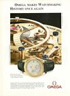 Omega Armbanduhr De Ville Co-Axial Automatic Cronometer Werbung 1 Seite 2001