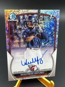 Wuilfredo Antunez 2023 Bowman Chrome Mini Diamond #CPA-WAN Chrome Auto /299 - Picture 1 of 10