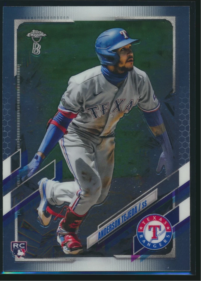 2021 Topps Chrome Ben Baller Edition #184 Anderson Tejeda Texas Rangers RC - Image 1 of 1