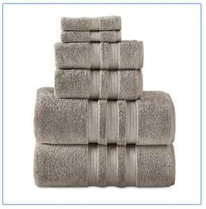 Hotel Premier Collection by Member's Mark 6PC Luxury Bath Towel Bundle FREE SHIP - Picture 1 of 11