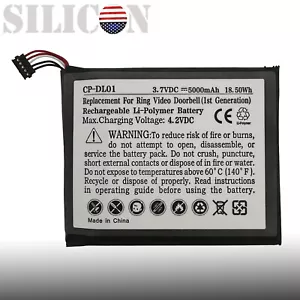 Batteria B15169 per videocamera campanello ad anello 1a generazione 720p HD videocamera - versione 2014 - Foto 1 di 5