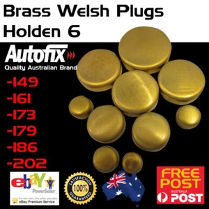 Kit de enchufe de núcleo congelado galés de latón Welch Holden 6 motor rojo 149 161 179 186 202 - Imagen 1 de 3