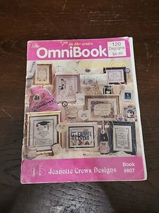 The Omnibook of Celebrations Cross Stitch 1995 #807 120 Designs Jeanette Crews - Picture 1 of 8