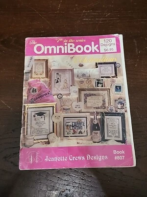 The Omnibook of Celebrations Cross Stitch 1995 #807 120 Designs Jeanette Crews - Image 1 of 4