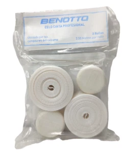 1 Benotto Textured White Handlebar Tape Cello Bar pack Vintage Bicycle New cinta - Picture 1 of 7