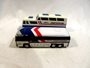 2-GreyHound Bus Toys Tim by Buddy L Plastic by Unknown - Picture 1 of 11