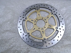 Aprilia Mana RSV 1000 Tuono Shiver Genuine Gold Front Brake Disc New AP8133781 - Picture 1 of 5