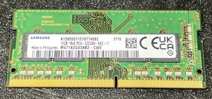 Samsung 16 Go 1Rx8 PC4-3200A-SA2-11 M4-71A2G43AB2-CWE K15800011519774682 - Photo 1/3