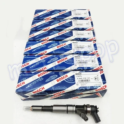 6X Fuel Injector Diesel 0445110131 Bosch Fits For BMW 320d 330d 530d X3 X5 3.0d - Изображение 1 из 4
