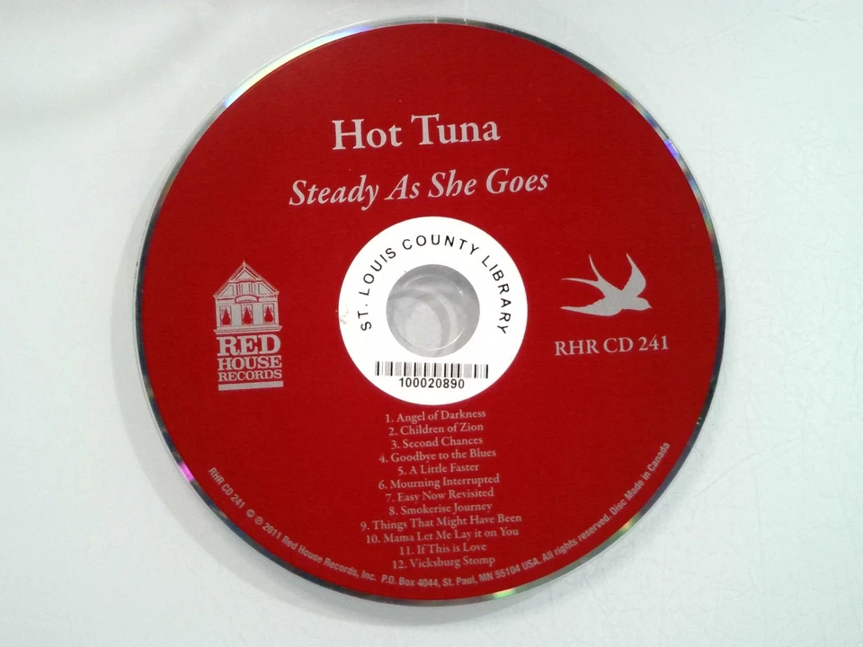 Популярный музыкальный компакт-диск Tuna Steady As She Goes Red House Records 2011 RHR CD 241 - Изображение 1 из 1