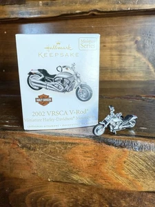 Hallmark 2002 VRSCA V-Rod 10th Miniature Harley-Davidson Motorcycles Metal 2008 - Picture 1 of 4