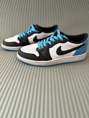 Talla 7.5 - Jordan 1 Retro Bajo OG UNC Azul Polvo Oscuro Foto 1 de 4