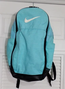 Nike Brasilia 9.5 Training School Laptop Backpack Medium (24L) Teal - Picture 1 of 14