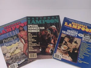 Vintage Lot National Lampoon 3 Issues - Bild 1 von 4