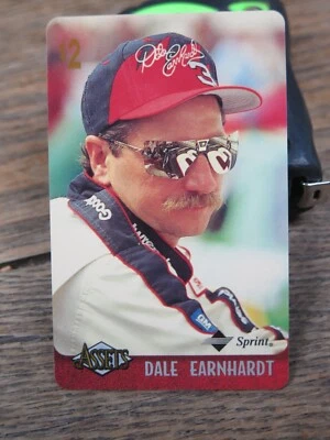 1996 DALE EARNHARDT GOODWRENCH CLASSIC ASSETS NASCAR 1 MINUTE PHONE CARD #6 - Image 1 of 4