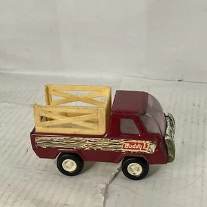 Vintage 1970's Buddy L Red Stake Bed Truck Made in Japan - Picture 1 of 5