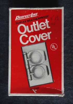 Perfect Line Duplex Weatherproof Outlet Cover with Gasket - Image 1 of 3