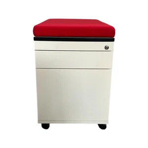 Sedus Rollcontainer Weiß mit Sitzkissen - Bild 1 von 6