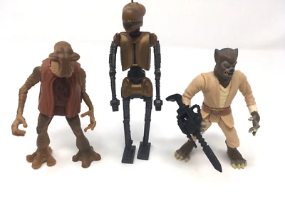 LOTE DE COLECCIÓN Star Wars Momaw Nadon POTF EV-9D9 Lak Sivrak Power Of The Force 1996 Foto 1 de 4