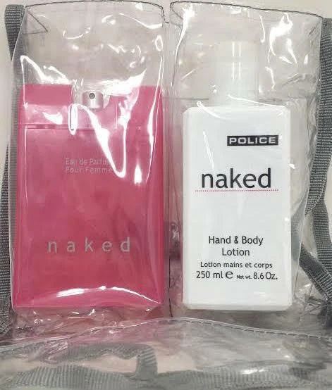 Police Naked for Women 2.5 OZ eau de parfum spray + loción corporal para manos 8.6 + bolsa de regalo Foto 1 de 1