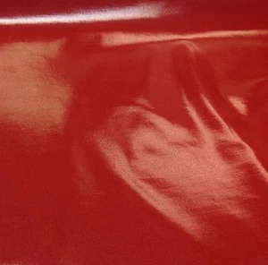 Fryetts PVC Plain Red Fabric,Wipe Clean,Tablecloth/Oilcloth.Full/half Mts - Picture 1 of 4