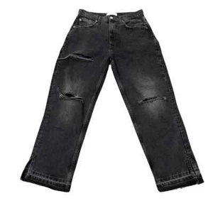Free People We the Free Distressed Damenjeans schwarz Größe 27 - Bild 1 von 7