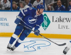 Autographed 8x10 RYAN MALONE Tampa Bay Lightning Photo w/Show Ticket - Picture 1 of 1