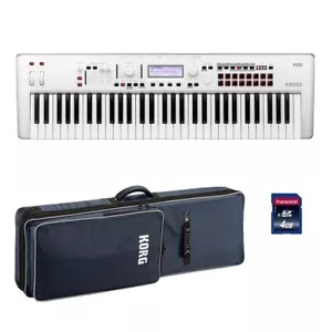 KROSS2 KROSS2-61-SC White WH KORG Synthesizer with Case, TRITON tone SD card - Picture 1 of 14