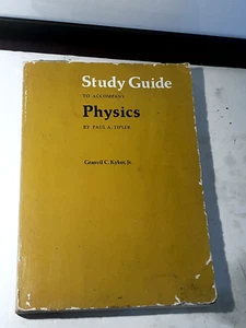 Physics Study Guide  Paul A Tipler  1976  Provides Answers to Book Problems - Picture 1 of 4