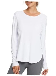 Women's Sun Shirts UPF 50+ Long Sleeve Hiking Tops Lightweight Large 01-white - Picture 1 of 7