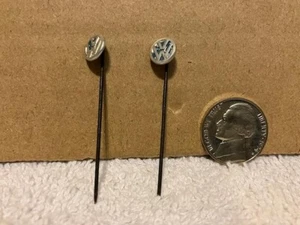 1956 VW Logo Stick Pins For Headliner Vintage & Rare (2) - Picture 1 of 2