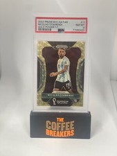 2022 Panini Prizm World Cup #11 Nicolas Otamendi ARGENTINA GOLD POWER 1/1 PSA 8
