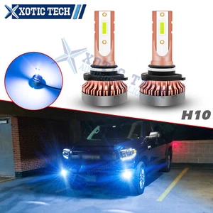 Ultra 8000K Ice Blue 9140 9145 H10 LED Fog Light Bulbs Conversion Kit For Toyota - Picture 1 of 13