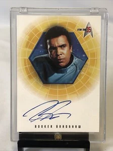 Star Trek TOS 35th Anniversary Autogrammkarte Booker Bradshaw A25 - Bild 1 von 2