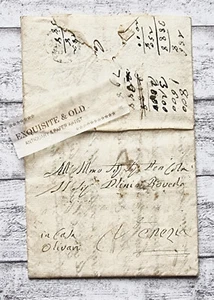1794 Verona Venezia Vorphila Republik Venedig Italien Dokument Stempel Taxzahl 4 - Picture 1 of 5