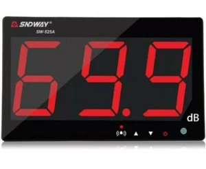 SNDWAY SW-525A 30-130dB Digital Sound Level Meter with Large LCD Display Noise - Picture 1 of 12