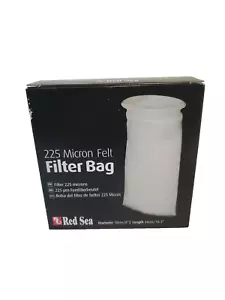 Red Sea 225 Micron Felt Filter Sock Back 4" Plastic Ring 10.5" Long - Picture 1 of 5