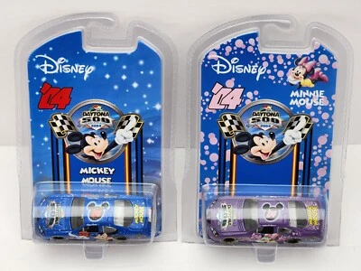 Disney NASCAR 2004 Daytona 500 Mickey Mouse & Minnie Mouse 1:64 Diecast Cars - Image 1 of 4