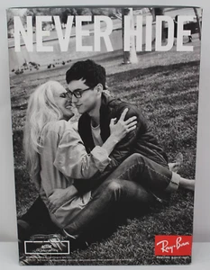 Ray Ban Never Hide Italy Grafiche Antiga 2015 Box Wayfarer B&W Store Display Win - Foto 1 di 23