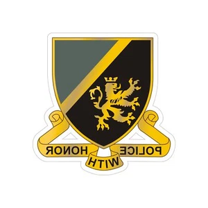 382 Military Police Battalion (U.S. Army) REVERSE PRINT Transparent STICKER - Picture 1 of 16