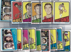 1972 Topps Basketball - Choose Your Card ! -Rare Vintage Trading Cards
