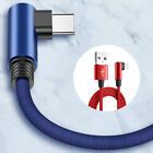 USB Micro Cable 90 Degree Elbow Data Cable Charger Cord Mobile Phone Accessor-wf