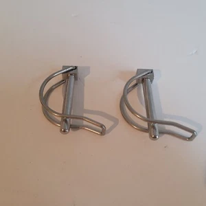2Pcs Stainless Steel quickly lock Release Trailer Safety Coupler Pin 50x35x15mm - Picture 1 of 5