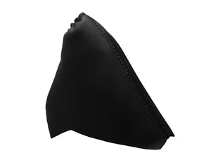 Black Stitch Fits OPEL OMEGA B AUTOMATIC (94-00) Handbrake Gaiter 100% Leather - Picture 1 of 1
