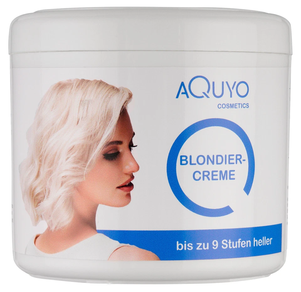 Blondiercreme Blondierung blondes Haar Blondiermittel - bis zu 9 Stufen heller
