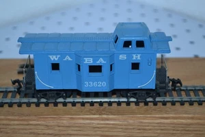 RARE VINTAGE Gilbert American Flyer HO Scale #33620 Wabash Blue Caboose Vry Good - Picture 1 of 5