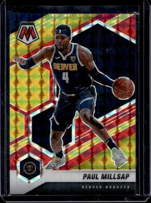 2020-21 马赛克 Paul Millsap Choice Fusion 红色和黄色 #82/88 铆钉 — 第 1/2 张图片