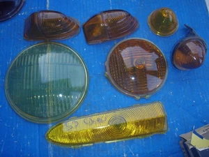 VINTAGE 1940 'S 1950 's LENS LOT DODGE CHRYSLER PLYMOUTH DESTOTO FORD CHEVY GM - Picture 1 of 4
