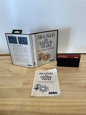 Cartucho ALEX KIDD IN MIRACLE WORLD Sega Master System 1988 en caja pal alemán Foto 1 de 4